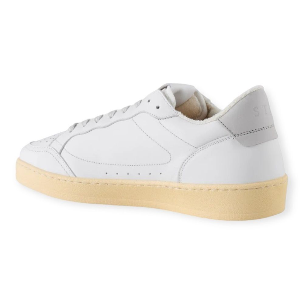 STB Shoe The Bear Babtiste Lace-Up Sneaker in White/Gray Size 8 NEW - Picture 5 of 15
